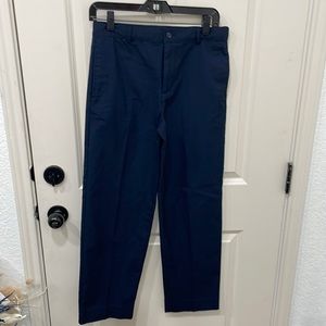Cat and Jack suit navy pants with adjustable waist straps